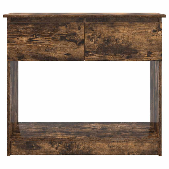 Consolă cu sertare Stejar afumat 85,5x38,5x74,5 cm - WALTI WALTI