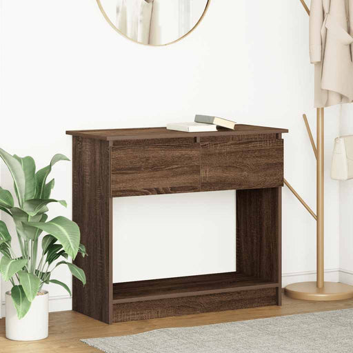 Consolă cu sertare Stejar maro 85,5x38,5x74,5 cm - WALTI WALTI