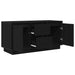 Dulap TV cu lumini LED Stejar negru 100x41x50 cm - WALTI WALTI