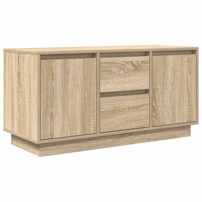Comodă TV cu lumini LED, stejar sonoma,100x41x50 cm - WALTI WALTI