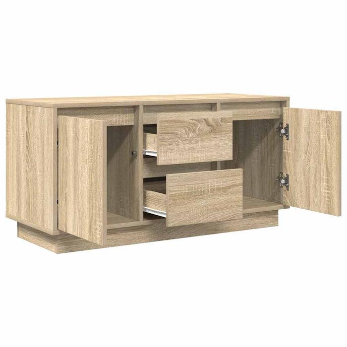 Comodă TV cu lumini LED, stejar sonoma,100x41x50 cm - WALTI WALTI