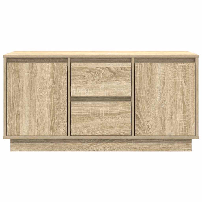 Comodă TV cu lumini LED, stejar sonoma,100x41x50 cm - WALTI WALTI