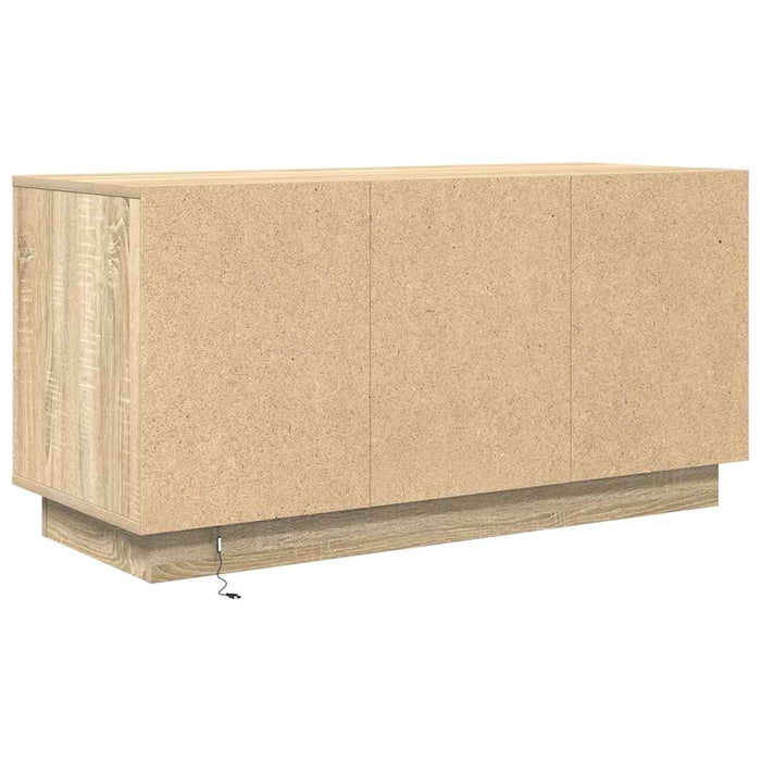 Comodă TV cu lumini LED, stejar sonoma,100x41x50 cm - WALTI WALTI