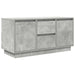 Comodă TV cu lumini LED, gri beton, 100x41x50 cm - WALTI WALTI