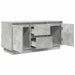 Comodă TV cu lumini LED, gri beton, 100x41x50 cm - WALTI WALTI