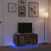 Comodă TV cu lumini LED, stejar fumuriu, 100x41x50 cm - WALTI WALTI