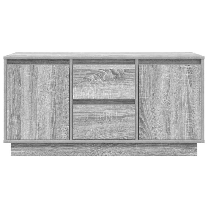 Comodă TV cu lumini LED, gri sonoma, 100x41x50 cm - WALTI WALTI