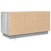 Comodă TV cu lumini LED, gri sonoma, 100x41x50 cm - WALTI WALTI