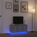 Comodă TV cu lumini LED, gri sonoma, 100x41x50 cm - WALTI WALTI