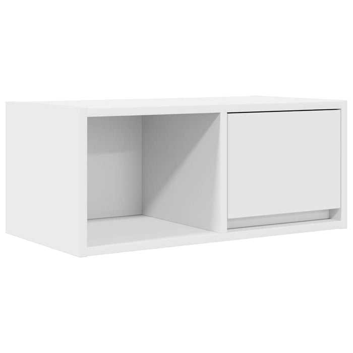 Comodă TV, alb, 60x31x25,5 cm, lemn prelucrat - WALTI WALTI