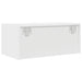 Dulapuri TV 2 buc Alb 60x31x25,5 cm Lemn prelucrat - WALTI WALTI