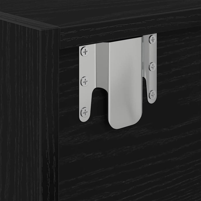 Dulap TV Stejar negru 60x31x25,5 cm Lemn prelucrat - WALTI WALTI