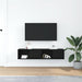 Dulapuri TV 2 buc stejar negru 60x31x25,5 cm lemn prelucrat - WALTI WALTI