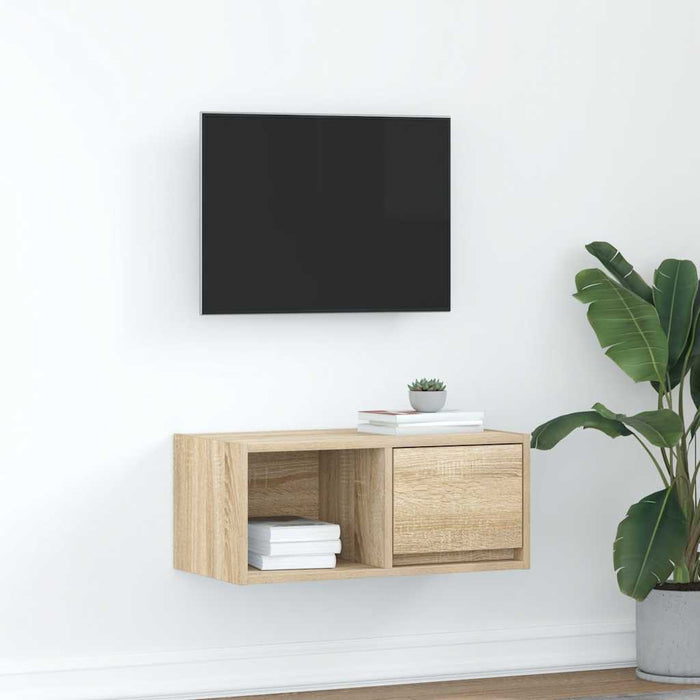 Dulap TV Stejar Sonoma 60x31x25,5 cm Lemn prelucrat - WALTI WALTI