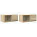 Dulapuri TV 2 buc Stejar Sonoma 60x31x25,5 cm Lemn prelucrat - WALTI WALTI