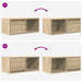 Dulapuri TV 2 buc Stejar Sonoma 60x31x25,5 cm Lemn prelucrat - WALTI WALTI