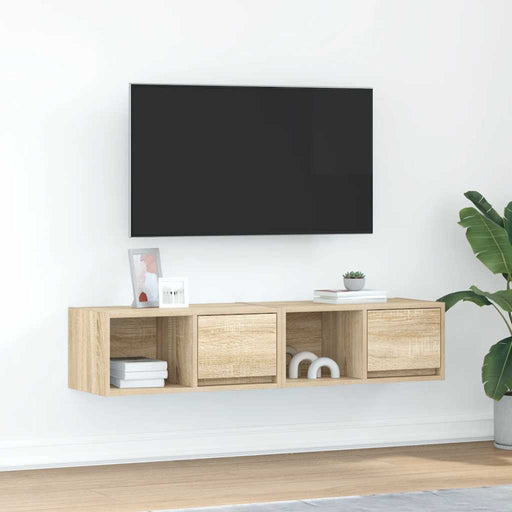 Dulapuri TV 2 buc Stejar Sonoma 60x31x25,5 cm Lemn prelucrat - WALTI WALTI