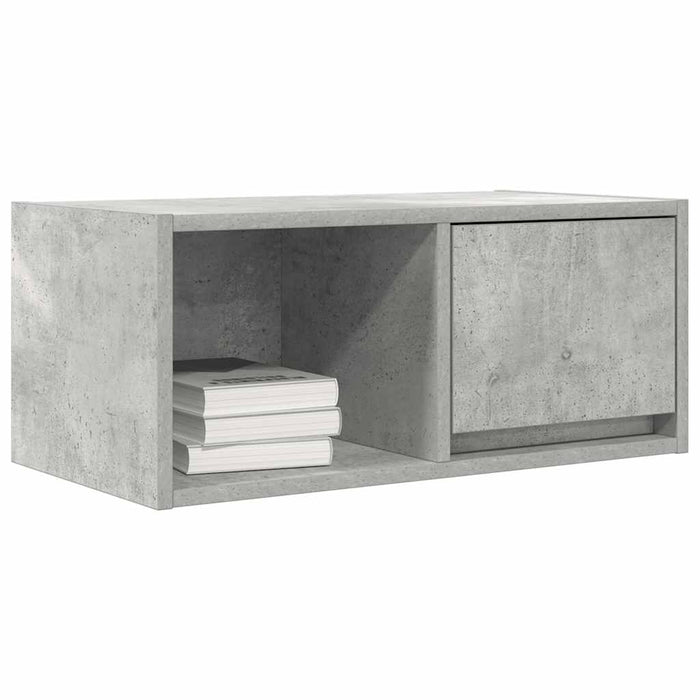 Dulapuri TV 2 buc Beton Gri 60x31x25,5 cm Lemn prelucrat - WALTI WALTI