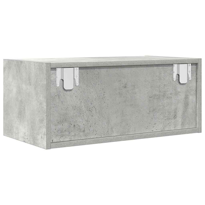 Dulapuri TV 2 buc Beton Gri 60x31x25,5 cm Lemn prelucrat - WALTI WALTI