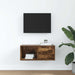 Dulap TV stejar afumat 60x31x25,5 cm din lemn de prelucrare - WALTI WALTI