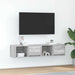 Dulapuri TV 2 buc Gri Sonoma 60x31x25,5 cm Lemn prelucrat - WALTI WALTI