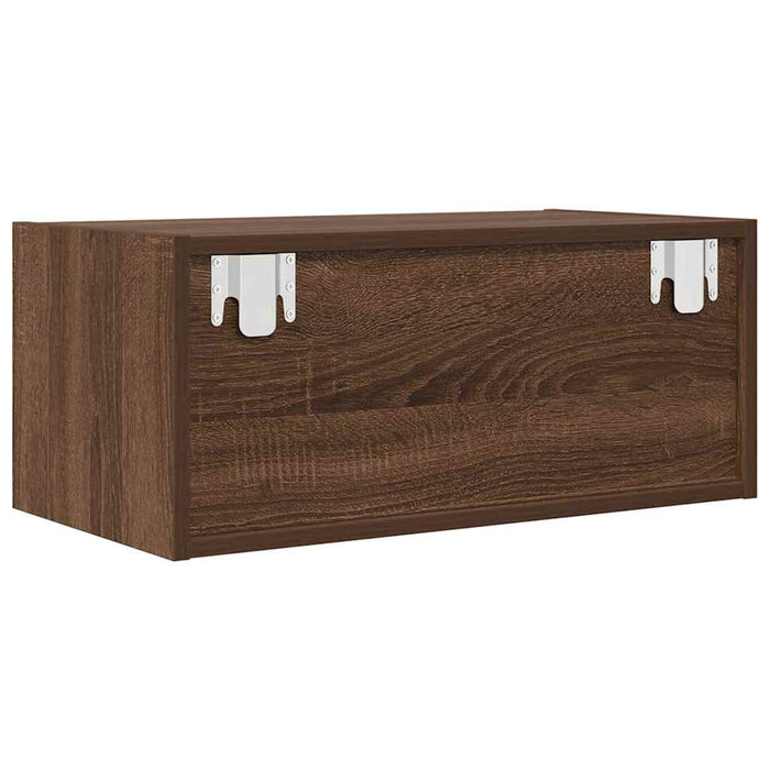 Dulapuri TV 2 buc Stejar maro 60x31x25,5 cm Lemn prelucrat WALTI
