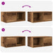 Dulap TV Lemn vechi 60x31x25,5 cm Lemn prelucrat - WALTI WALTI