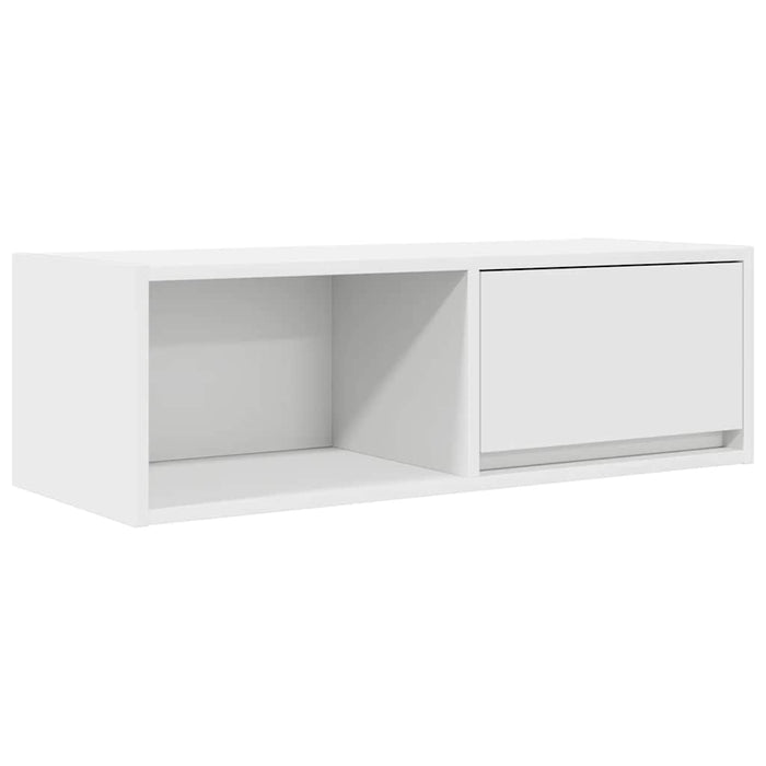 Dulap TV alb 80x31x25,5 cm lemn prelucrat - WALTI WALTI