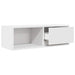 Dulap TV alb 80x31x25,5 cm lemn prelucrat - WALTI WALTI