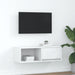 Dulap TV alb 80x31x25,5 cm lemn prelucrat - WALTI WALTI