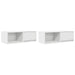 Dulapuri TV 2 buc Alb 80x31x25,5 cm Lemn prelucrat - WALTI WALTI