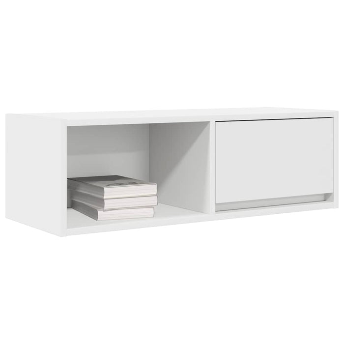 Dulapuri TV 2 buc Alb 80x31x25,5 cm Lemn prelucrat - WALTI WALTI