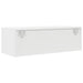 Dulapuri TV 2 buc Alb 80x31x25,5 cm Lemn prelucrat - WALTI WALTI