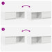 Dulapuri TV 2 buc Alb 80x31x25,5 cm Lemn prelucrat - WALTI WALTI