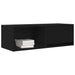 Dulap TV Stejar negru 80x31x25,5 cm Lemn prelucrat - WALTI WALTI