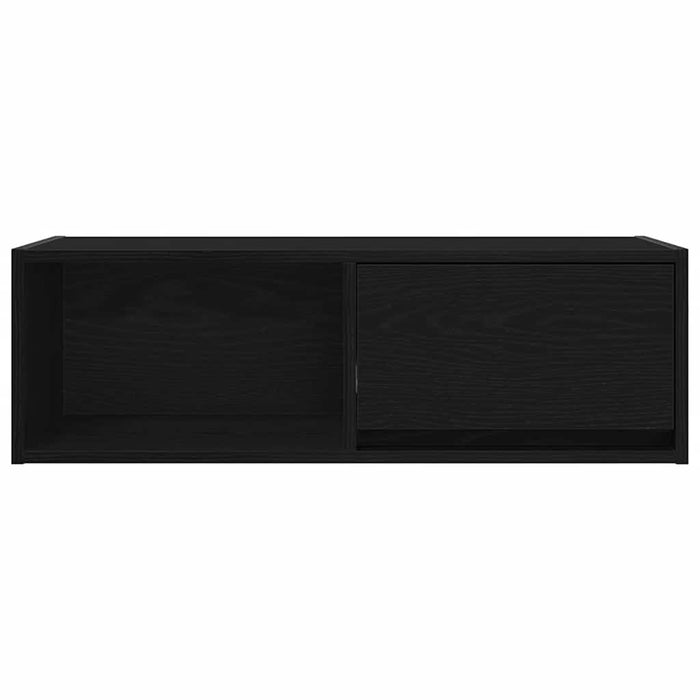 Dulap TV Stejar negru 80x31x25,5 cm Lemn prelucrat - WALTI WALTI