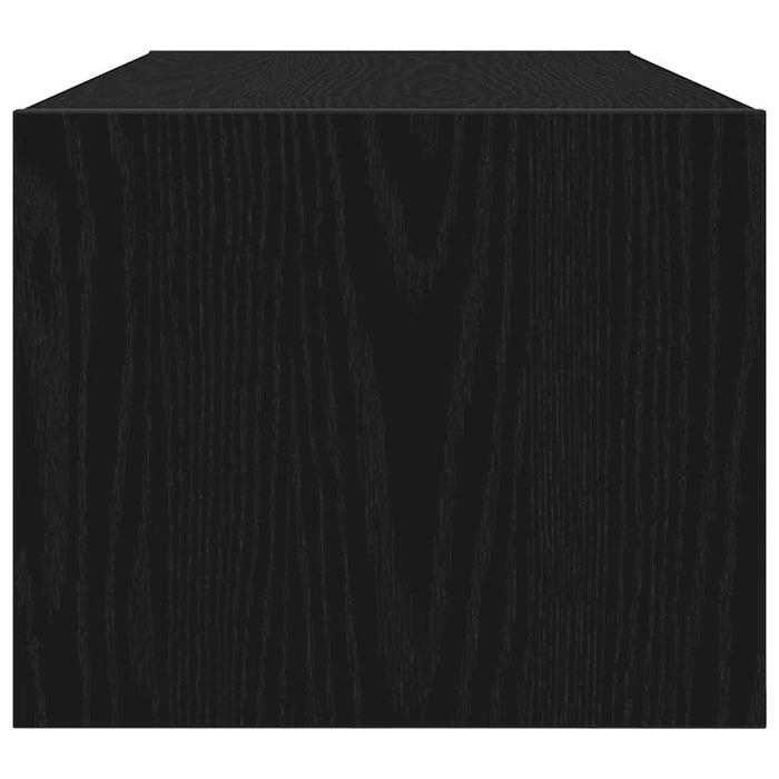 Dulap TV Stejar negru 80x31x25,5 cm Lemn prelucrat - WALTI WALTI