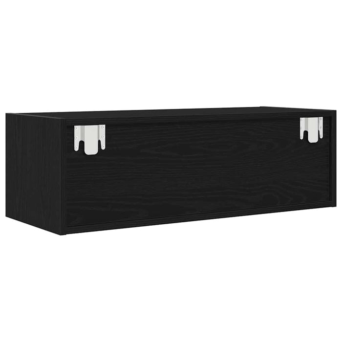 Dulapuri TV 2 buc Stejar negru 80x31x25,5 cm Lemn prelucrat - WALTI WALTI
