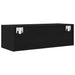 Dulapuri TV 2 buc Stejar negru 80x31x25,5 cm Lemn prelucrat - WALTI WALTI