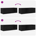 Dulapuri TV 2 buc Stejar negru 80x31x25,5 cm Lemn prelucrat - WALTI WALTI