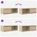 Dulapuri TV 2 buc Stejar Sonoma 80x31x25,5 cm Lemn prelucrat - WALTI WALTI