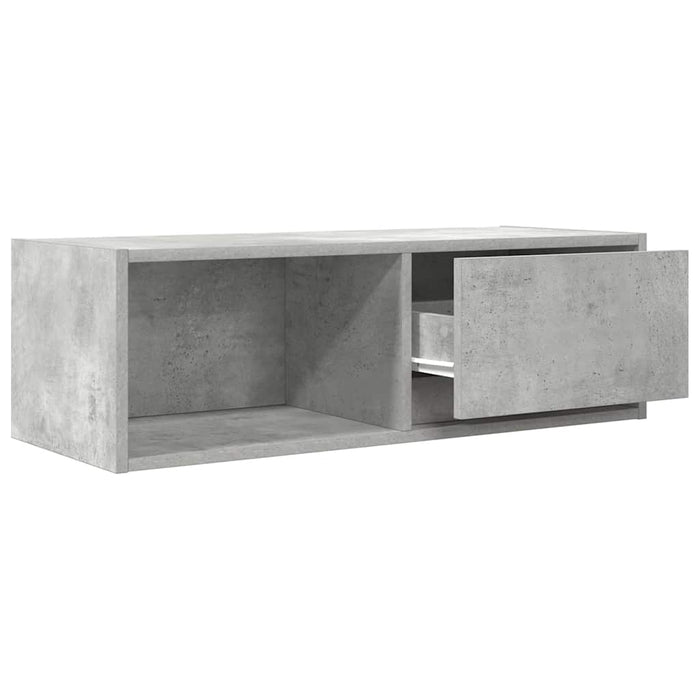 Dulap TV Beton Gri 80x31x25,5 cm Lemn prelucrat - WALTI WALTI