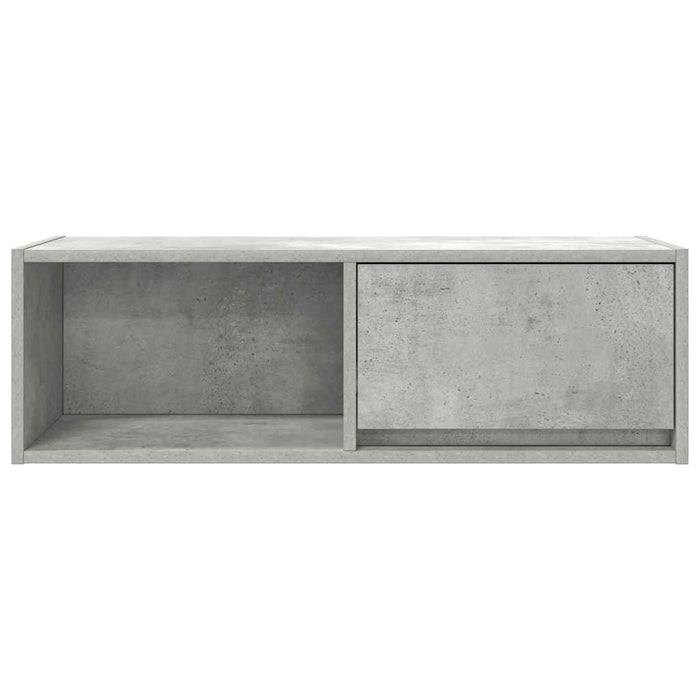 Dulap TV Beton Gri 80x31x25,5 cm Lemn prelucrat - WALTI WALTI