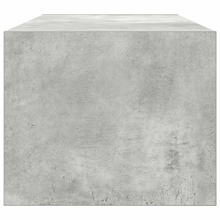 Dulap TV Beton Gri 80x31x25,5 cm Lemn prelucrat - WALTI WALTI