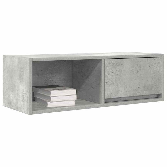 Dulapuri TV 2 buc Beton Gri 80x31x25,5 cm Lemn prelucrat - WALTI WALTI