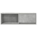 Dulapuri TV 2 buc Beton Gri 80x31x25,5 cm Lemn prelucrat - WALTI WALTI