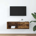 Dulap TV stejar afumat 80x31x25,5 cm din lemn de prelucrare - WALTI WALTI