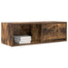 Dulap TV stejar afumat 80x31x25,5 cm din lemn de prelucrare - WALTI WALTI