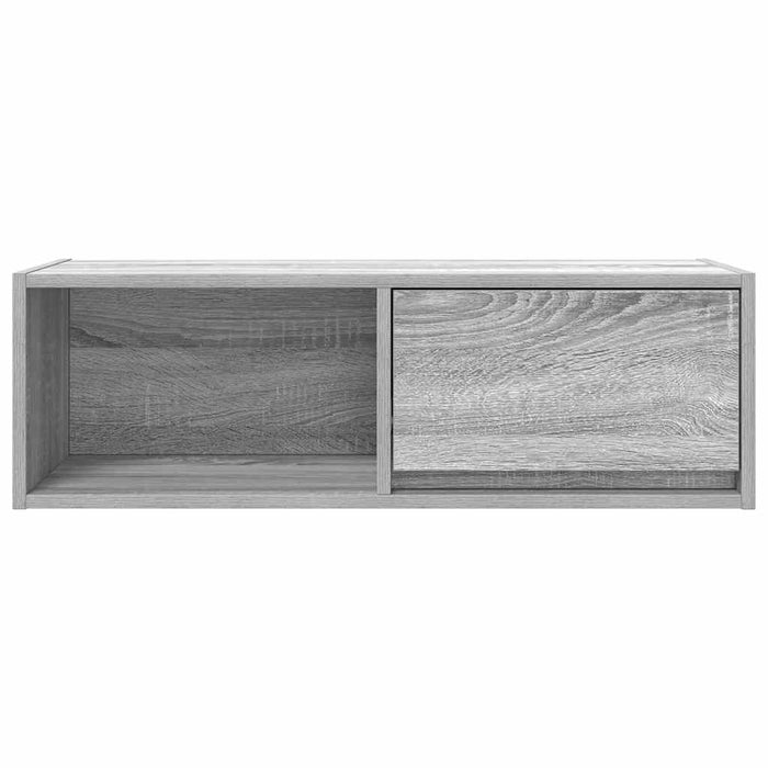Dulap TV Gri Sonoma 80x31x25,5 cm lemn prelucrat - WALTI WALTI