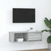 Dulap TV Gri Sonoma 80x31x25,5 cm lemn prelucrat - WALTI WALTI